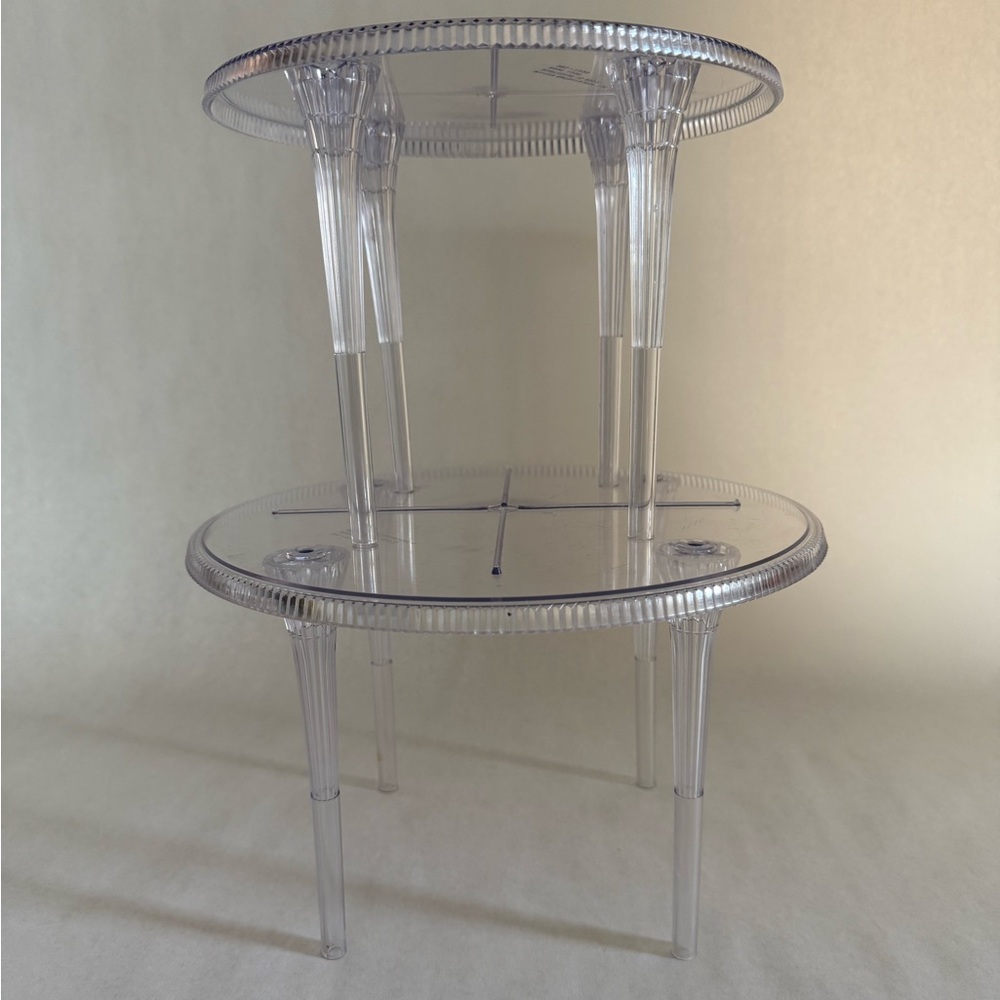 WILTON CRYSTAL LOOK PLATES AND PUSH-IN PILLARS